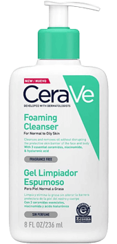CERAVE GEL LIMPIADOR ESPUMOSO 236 ML